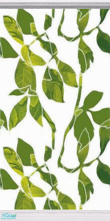 Sims 2 — Tangled Liana - Green with White Border by Hanefcik — Did you ever want to have a jungle in Your room? No? Then