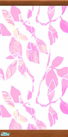 Sims 2 — Tangled Liana - Pink with Wooden Border by Hanefcik — Did you ever want to have a jungle in Your room? No? Then