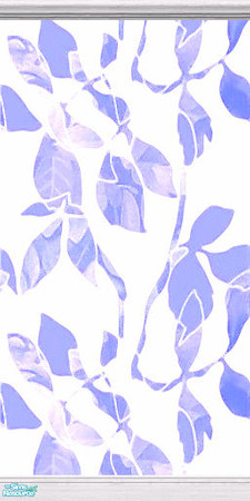 Sims 2 — Tangled Liana - Blue with White Border by Hanefcik — Did you ever want to have a jungle in Your room? No? Then