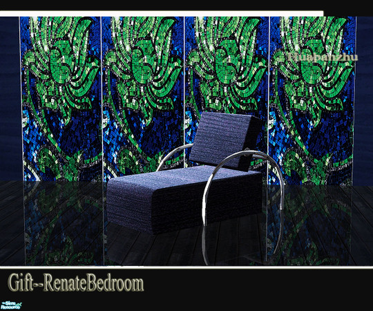 Sims 2 — Gift--RenateBedroom -Lounge by huabanzhu — 