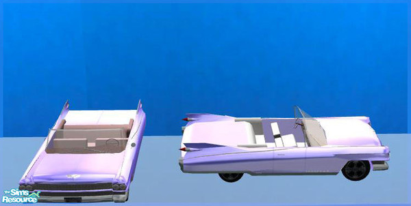 Sims 2 — Cadillac Eldorado deco - Recolor purple by ShinoKCR — 
