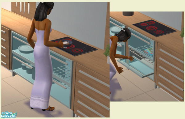 Sims 2 — Constance Kitchen - Stove by Elize-37sims — Fully animated stove top and oven