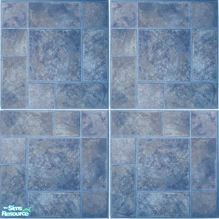 Sims 2 — Tiles Set 2 - SeaBlue by FrozenStarRo — New set of tiles. I think they work best for kitchens or bathrooms but