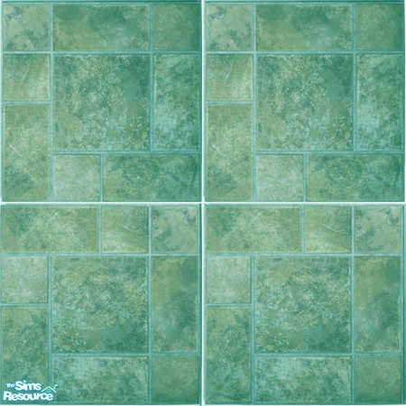 Sims 2 — Tiles Set 2 - Green by FrozenStarRo — New set of tiles. I think they work best for kitchens or bathrooms but