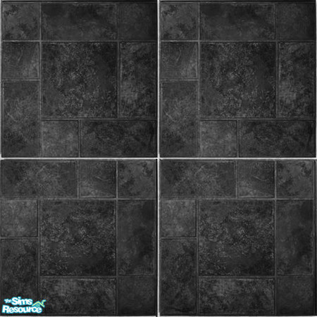 Sims 2 — Tiles Set 2 - Black by FrozenStarRo — New set of tiles. I think they work best for kitchens or bathrooms but