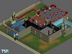 Sims 1 — Fishs Place by Fishboy789 — Fish's Place is a diner, shopping center, and club all in one were you can have fun