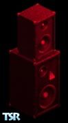 Sims 1 — Speakers by R.T.Jones — Part of the Red DJ Booth