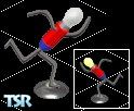 Sims 1 — Stick Man Lamp by Torquemada — Originally a design of Marco Ferrini & Carlo Bellini the 'Eddy' lamp is an