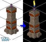 Sims 1 — Perth by Vanilla 12 — The Perth ZR is a candle light, with a difference, made to suit a castle. It will look