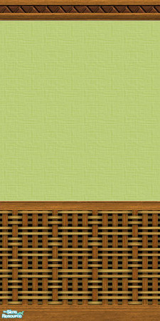 Sims 2 — www9 by hatshepsut — Wicker based wall covering.