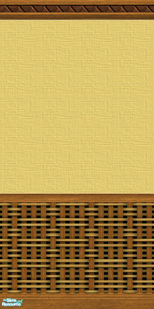 Sims 2 — www13 by hatshepsut — Wicker based wall covering.