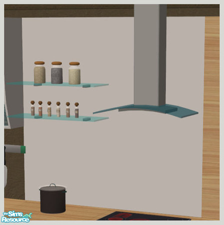Sims 2 — Constance Kitchen - Grey - Splashback by Elize-37sims — These cut away when playing with the walls down. Easier