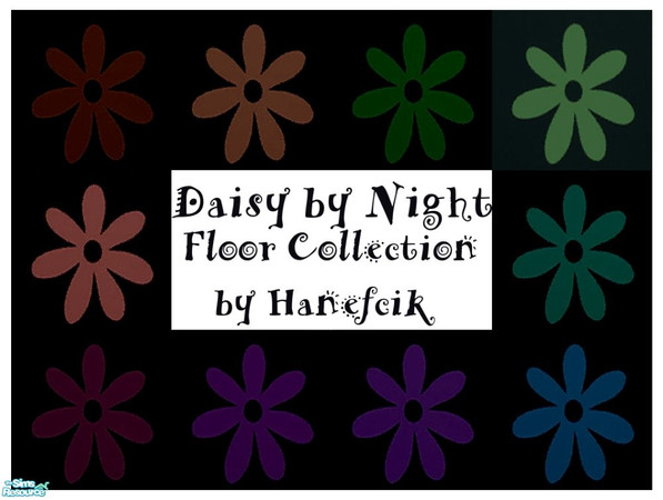 Sims 2 — Daisy by Night Floor Collection by Hanefcik — Welcome in the world where the carpets fight for their right to be