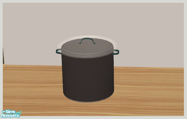 Sims 2 — Constance Kitchen - Grey - Pot by Elize-37sims — Decorative only.
