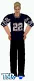 Sims 1 — Emmit Smith Home Nike Jersey by ChefJeff — Emmit Smith Home Nike Jersey
