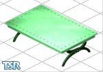 Sims 1 — Corpse Inc. Green Dining Table by Cam Roth — This new table is a wonderful addition to any kitchen. Not only is