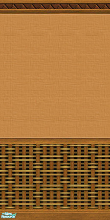 Sims 2 — www8a by hatshepsut — Wicker based wall covering