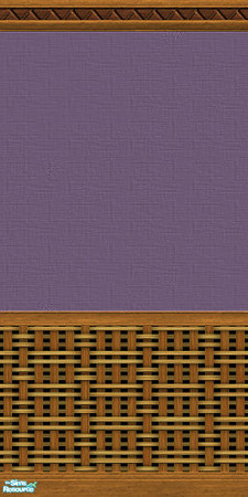 Sims 2 — www11a by hatshepsut — Wicker based wall covering