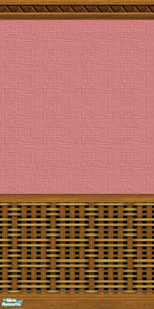 Sims 2 — www13a by hatshepsut — Wicker based wall covering