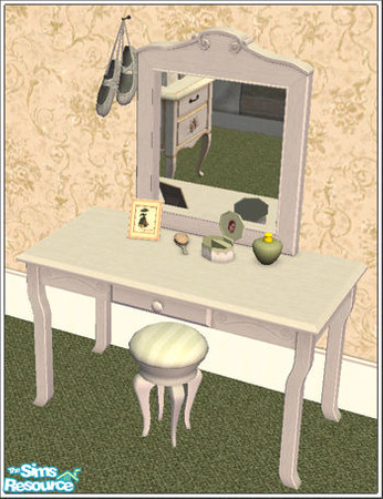 Sims 2 — Country Botanicals Bedroom - Vanity Cushion by elektra274 — A recolor of the Maxis \"You\'re So