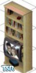 Sims 1 — Bookcase Television by KwokSims — Do you want your television to be safe from the thieves? Buy the television