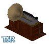 Sims 1 — Merdan Edison Phonograph by SimsPlus — Add some classic charm to a study or room with this replica of the famous