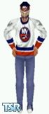Sims 1 — New York Islanders by StefanK — Use with or without the headgear.