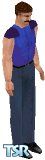Sims 1 — Cyan by Roland Genie — This is Cyan (Final Fantasy 3). He's a very honorable man fighting for a wonderful life
